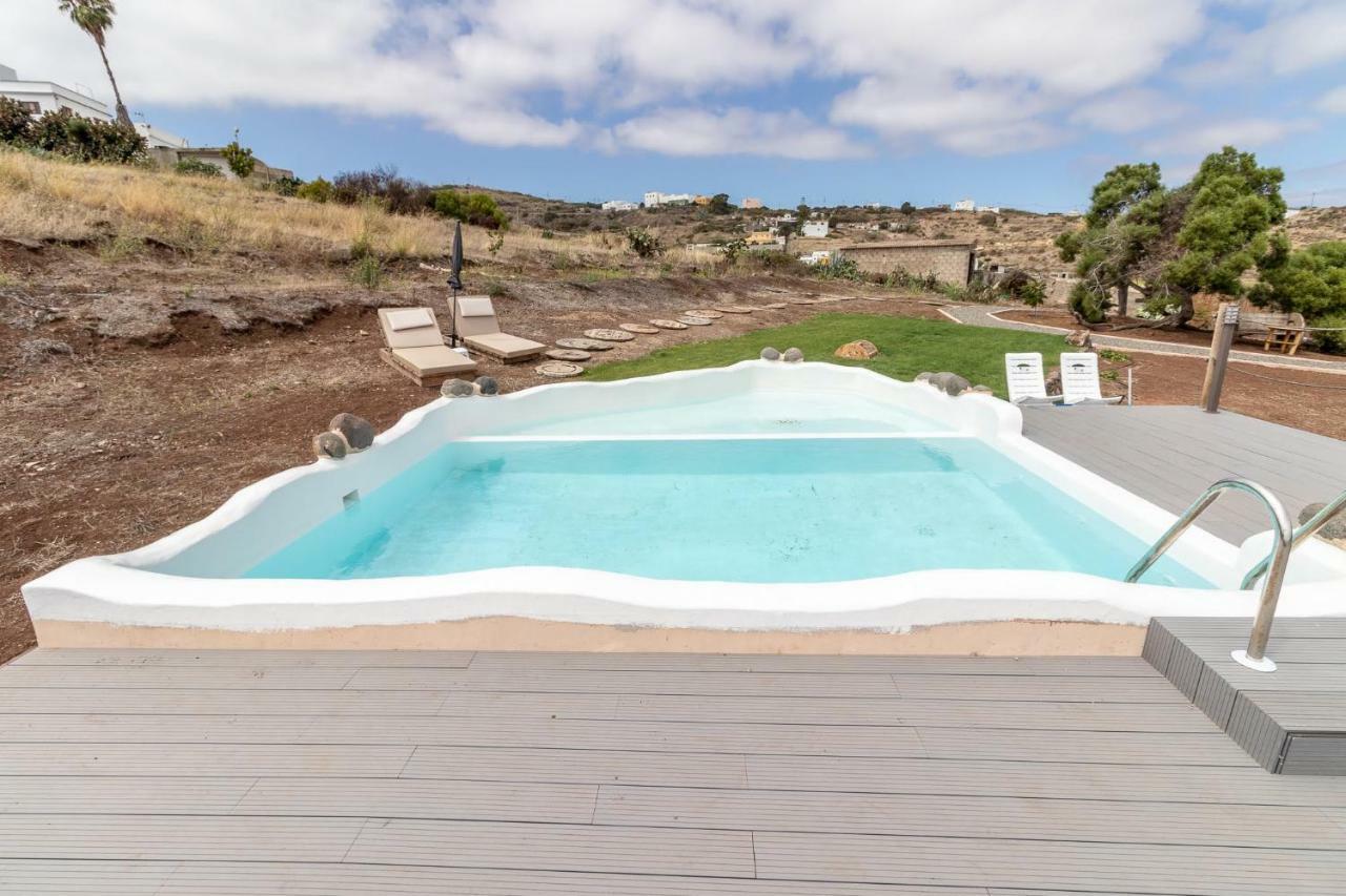 Flatguest Charming House + Pool + Terrace + Views Villa Santa Maria de Guia de Gran Canaria Esterno foto